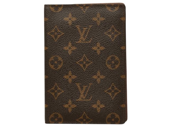 Capa de Passaporte Louis Vuitton Monogram Marrom Monograma