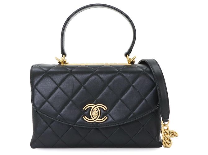 Bolsa 2-way Chanel Trendy CC Preto