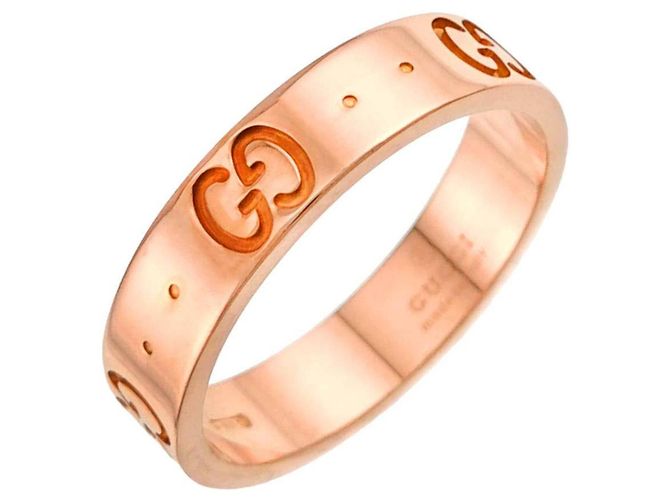 Anillo Gucci Icon Band en oro rosa