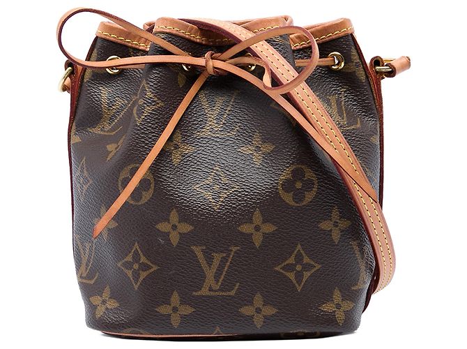 Louis Vuitton Brown Monogram Nano Noe Marrom