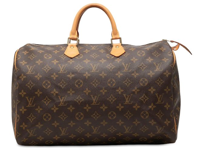 Louis Vuitton Brown Monogram Speedy 40 Marrom