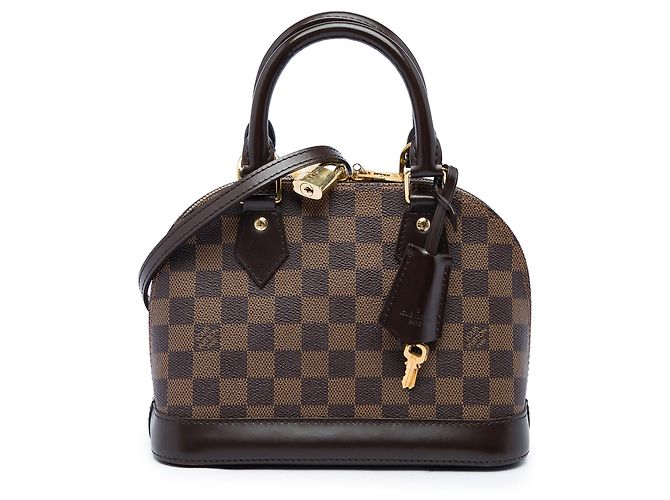 Louis Vuitton Brown Damier Ebene Alma BB Marron