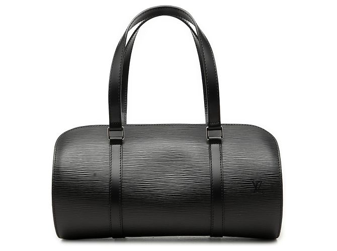Louis Vuitton Black Epi Soufflot Nero
