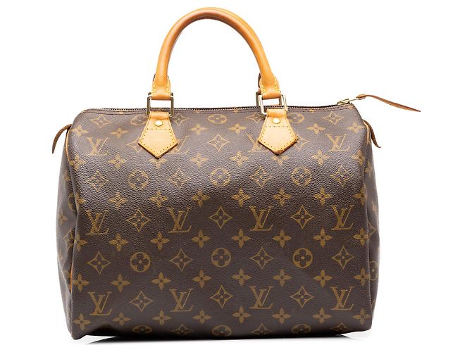 Louis Vuitton Brown Monogram Speedy 30 Marrom