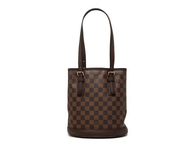 Louis Vuitton Brown Damier Ebene Marais Marrom