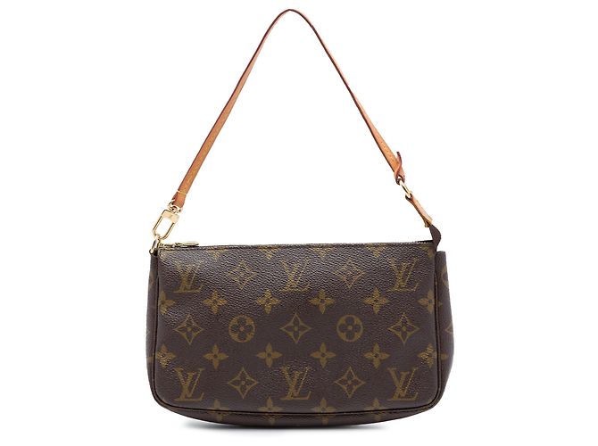 Louis Vuitton Brown Monogram Pochette Accessoires Marron