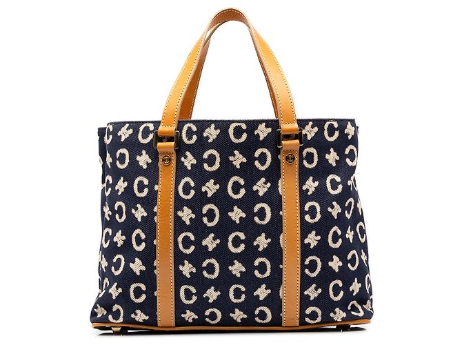Céline Bolso Celine Blue C Macadam Denim Azul Azul marino