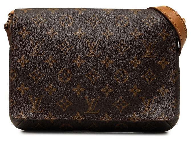 Louis Vuitton Brown Monogram Musette Tango Short Strap