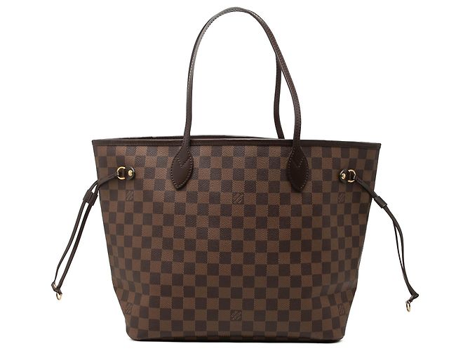 Louis Vuitton Brown Damier Ebene Neverfull MM Marron