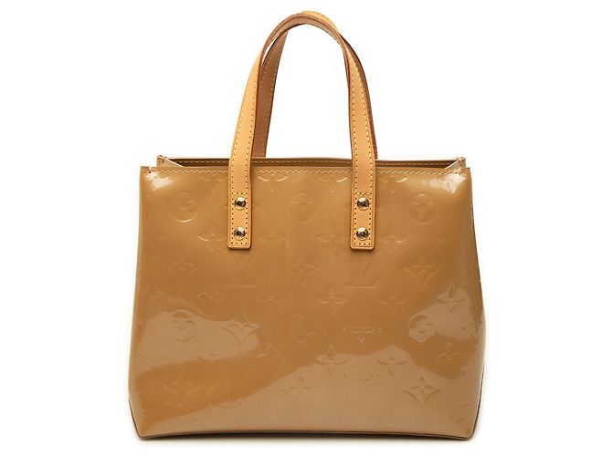 Louis Vuitton Brown Monogram Vernis Reade PM Marron Marron clair