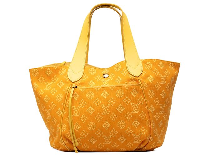Louis Vuitton Yellow Monogram Cabas Ipanema PM Amarelo