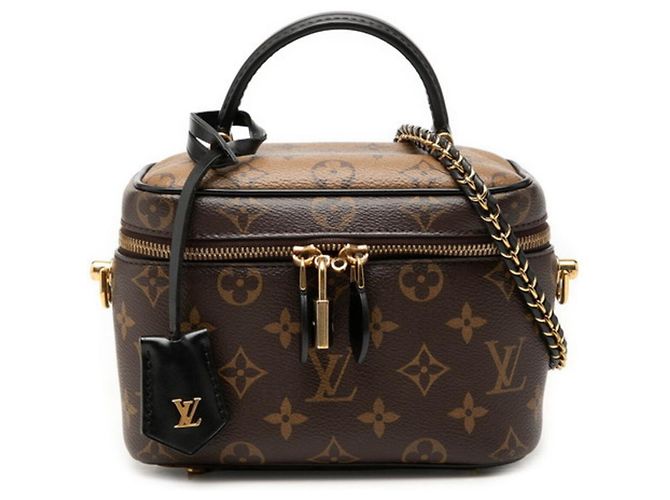Louis Vuitton Monogram Reverse Vanity NV PM Handtasche Braun