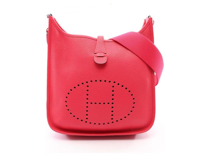 Hermès Bolso de hombro Hermes Evelyne 3 Trois PM Rosa