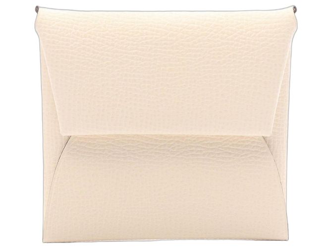 Hermès Porta-moedas Hermes Bastia Nata Branco