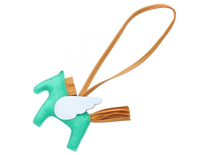 Hermès Hermes Rodeo Pegasus PM Charm Marrone Blu Verde
