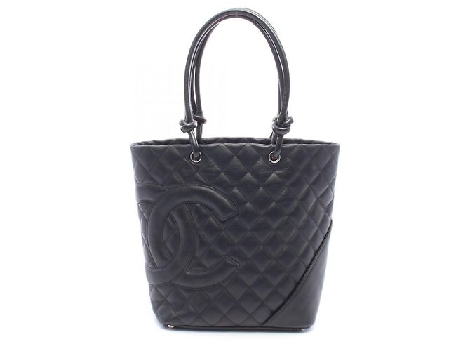 Borsa Tote Media Chanel Cambon Line Nero