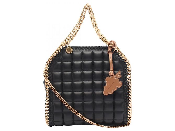 Stella Mc Cartney Stella McCartney Falabella Mini Quilted 2-Way Shoulder Bag Nero