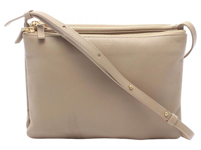 Céline Bolsa de Ombro Celine Trio Large Bege