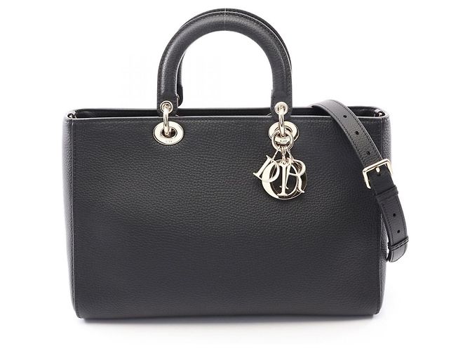Christian Dior Lady D-Sire Large Borsa 2-Way Nero