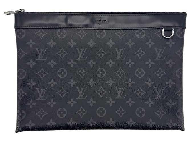 Louis Vuitton Discovery Pochette Monogram Eclipse Canvas GM Noir