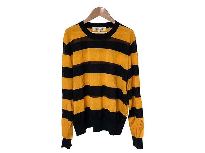 Autre Marque Top de malha Diane von Furstenberg Preto Amarelo