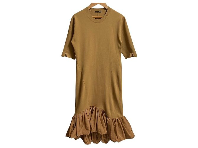 Autre Marque styling Docking Dress Marron Camel