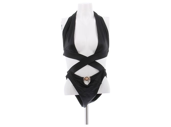 Versace Costume da bagno intero nero