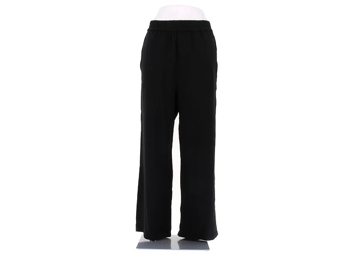 Ami Black Viscose Pants