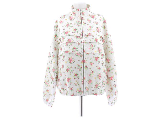 Autre Marque SHUSHU/TONG Blumenjacke Weiß