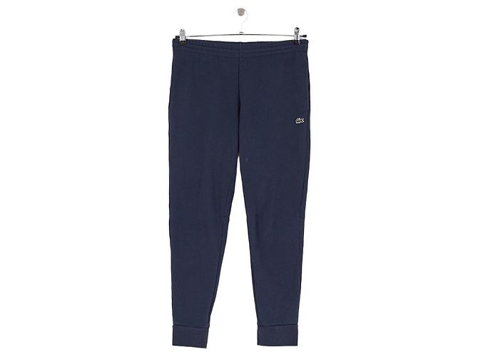 Lacoste Pantaloni jogging in cotone blu navy