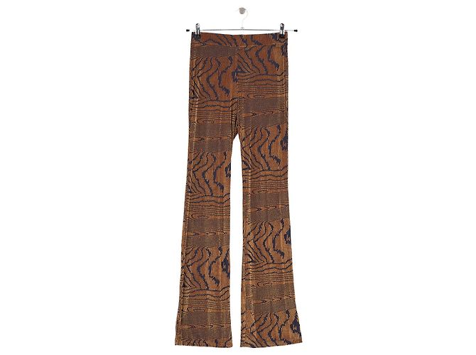 Autre Marque Pantalones acampanados marrones Castaño