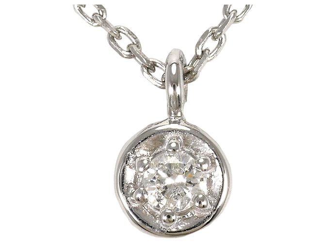 Autre Marque Collar de platino PT850 con diamante