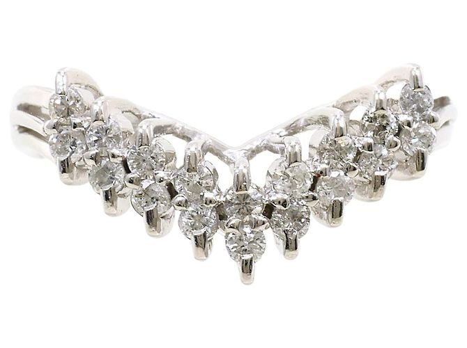 Autre Marque PT900 Platin-Ehering mit Diamant