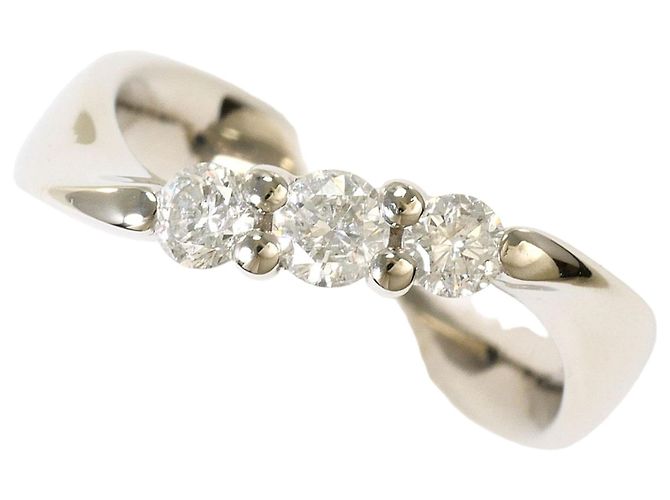 Autre Marque PT900 Platin-Ehering mit Diamant