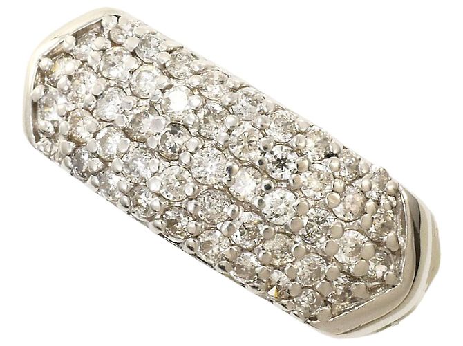 Autre Marque PT900 Platin-Ehering mit Diamant