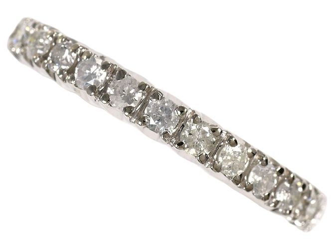 Autre Marque PT900 Platin-Bandring mit 0,50ct Diamant
