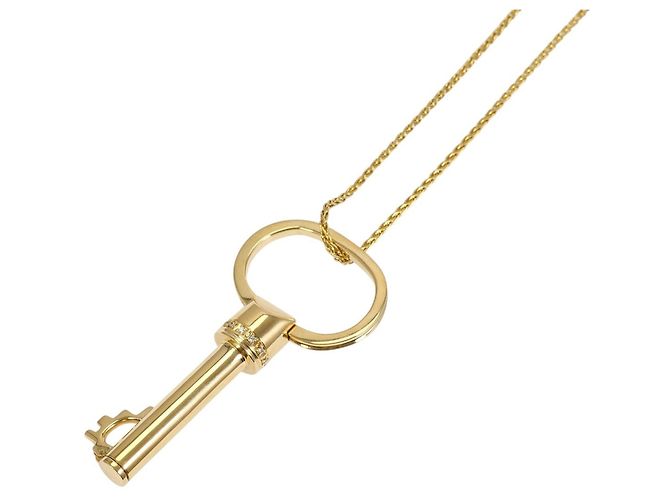 Autre Marque Collana in oro giallo 18K con diamante D'oro