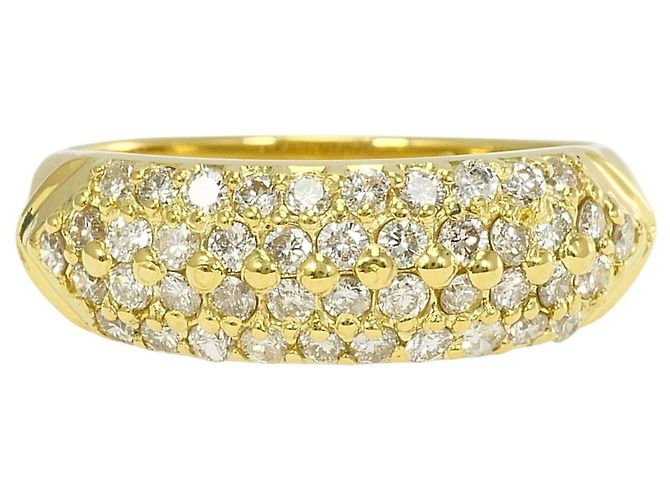 Autre Marque Bandring aus 18K Gelbgold mit Diamant Golden