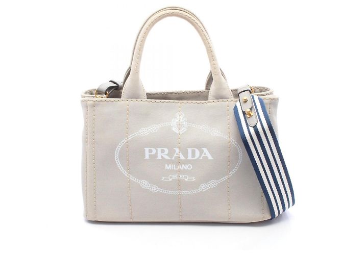 Tote Sac cabas 2-Way Prada CANAPA Marron