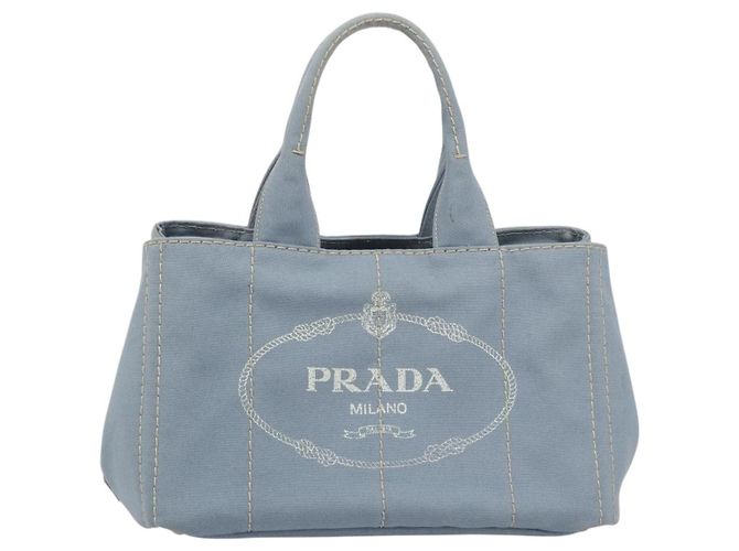 Prada Canapa Canvas Large Bleu