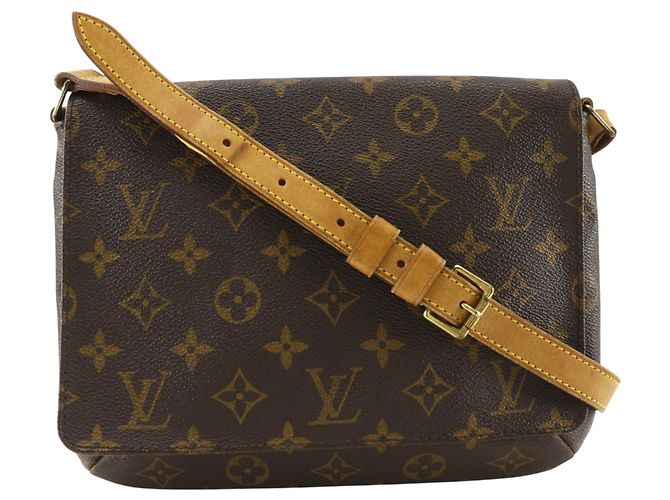 Louis Vuitton Musette Tango Monogram Canvas Marrom