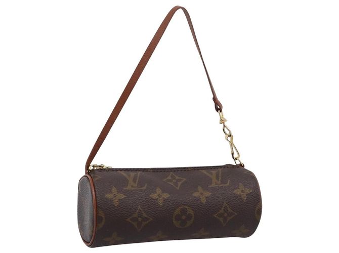 Louis Vuitton Papillon Pochette Monogram Canvas Mini Marron