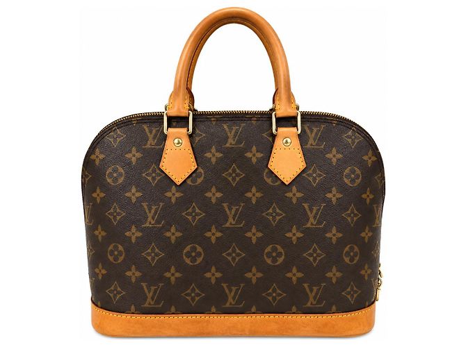 Louis Vuitton Alma Monogram Canvas MM Marron