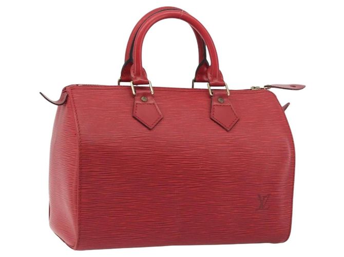 Louis Vuitton Speedy Epi Leather 25 Rouge