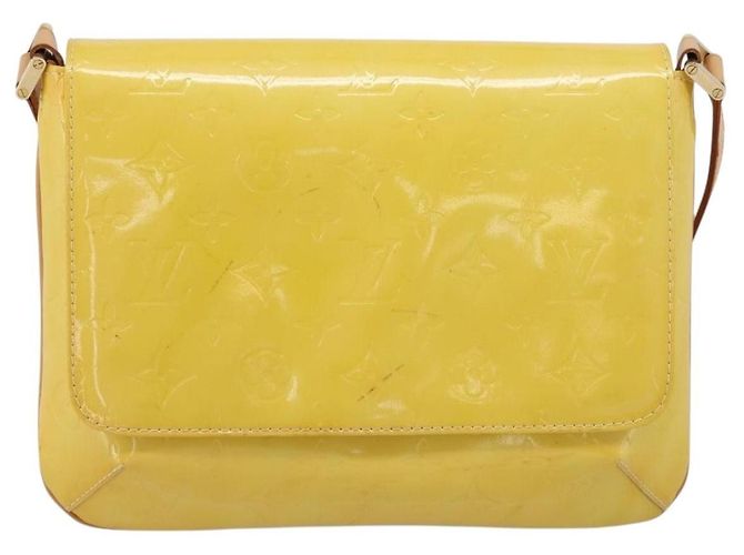 Louis Vuitton Thompson Street Monogram Vernis Medium Yellow