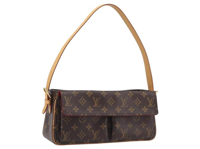 Sac à épaule LOUIS VUITTON Monogram Viva Cite MM M51164 LV Auth BA16018V Monogramme