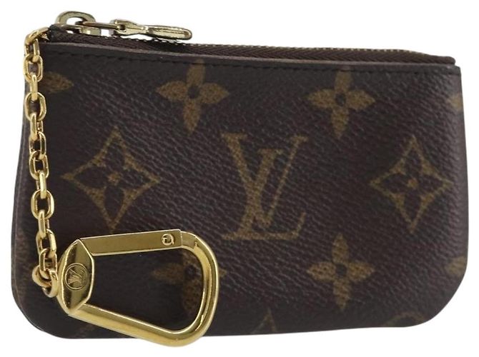 LOUIS VUITTON Monogram Pochette Cles Coin Purse M60033 LV Auth 207499