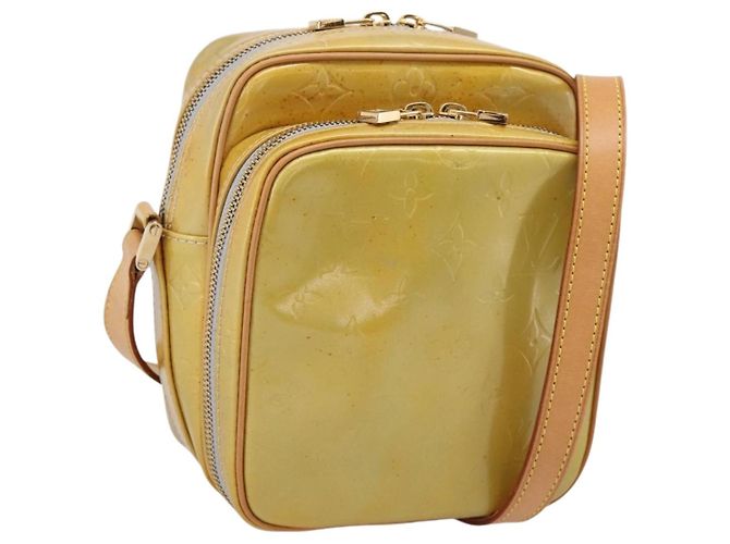 LOUIS VUITTON Monogram Vernis Wooster Shoulder Bag Gris M91036 LV Auth ep16527A Cinza