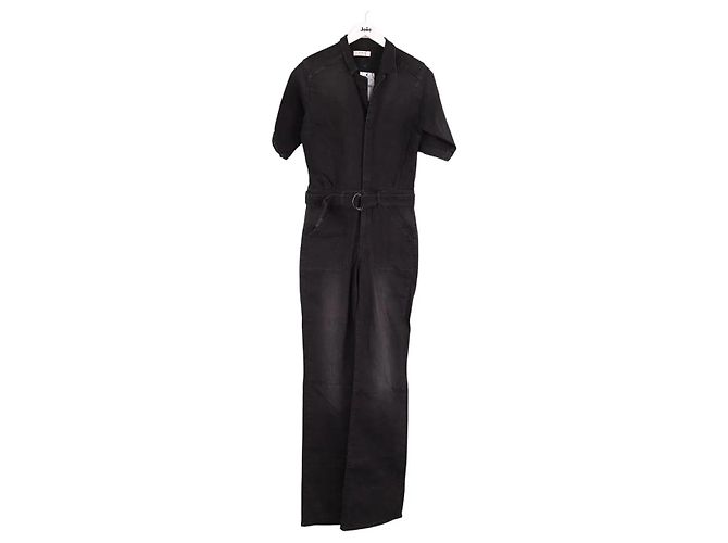 Ba&Sh Black Cotton Jumpsuit