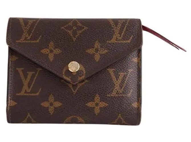 Louis Vuitton Leather Wallet Brown